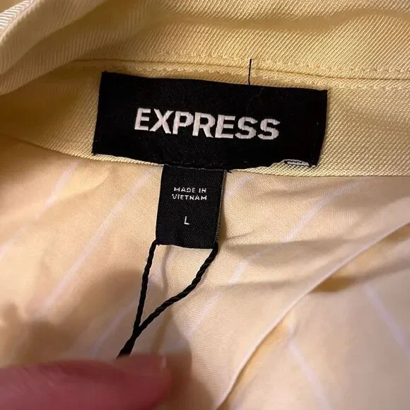 Express large yellow NWT jacket -‎ 2547